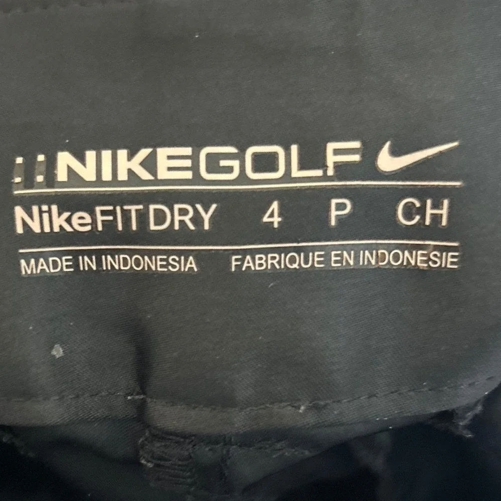 Nike Golf‎ Fit Dry Black Performance Shorts Womens Size 4P